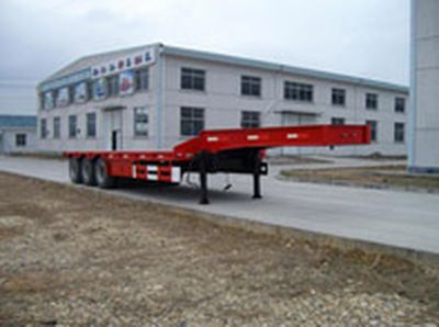 Zhongshang Automobile ZZS9402TDP Low flatbed semi-trailer