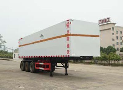 Hua Wei Chi Le SGZ9400XZWMiscellaneous dangerous goods box transport semi-trailer