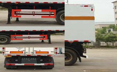 Hua Wei Chi Le  SGZ9400XZW Miscellaneous dangerous goods box transport semi-trailer