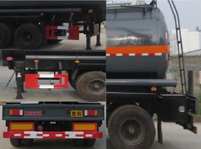 Special transport  DTA9351GFW Tank transport semi-trailer for corrosive substances