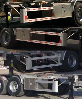 Changhua  HCH9406GYYLHJ3 Aluminum alloy oil transport semi-trailer