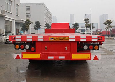 Zhongzhi Huaxing brand automobiles JLQ9402P Flat semi-trailer