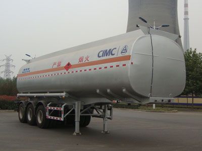 Lingyu CLY9402GRYFlammable liquid tank transport semi-trailer