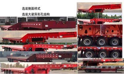 Enxin Business Brand Automobile HEX9403TDP Low flatbed semi-trailer