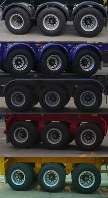 Tonghua  THT9405ZZXP Flat dump semi-trailer