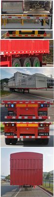 CIMC ZJV9405CCYSZ Gantry transport semi-trailer