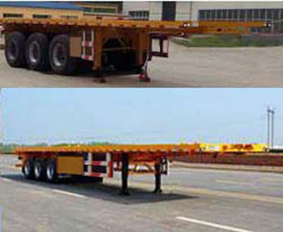 Xinwanrong brand automobiles CWR9402ZZXP Flat dump semi-trailer