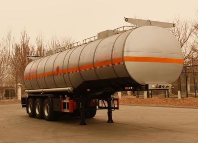 Jinbi  PJQ9405GRYH Flammable liquid tank transport semi-trailer