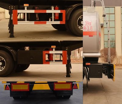 Jinbi  PJQ9405GRYH Flammable liquid tank transport semi-trailer