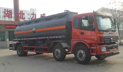 Zhongqi Liwei brand automobiles HLW5252GFW5BJ Tank transport vehicle for corrosive substances