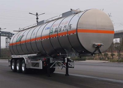 Lingyu  CLY9400GZW Tank transport semi-trailer for miscellaneous hazardous materials