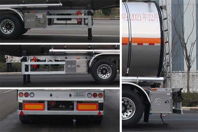 Lingyu  CLY9400GZW Tank transport semi-trailer for miscellaneous hazardous materials