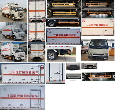 Jianglingjiang Special Brand Automobile JMT5040XYYXG26 Medical waste transfer vehicle