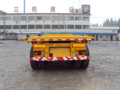 Zhongshang Automobile ZL9350ZZXP Flat dump semi-trailer