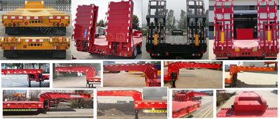 Yongsheng Automobile LYS9408TDP Low flatbed semi-trailer