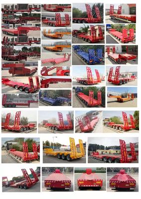 Yongsheng Automobile LYS9408TDP Low flatbed semi-trailer