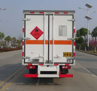 Huatong brand automobiles HCQ5033XRQSH6 Flammable gas box transport vehicle