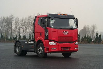 Jiefang Automobile CA4180P66K22A Flat head diesel semi-trailer tractor