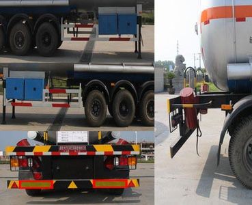 Dali  DLQ9401GRY Flammable liquid tank transport semi-trailer