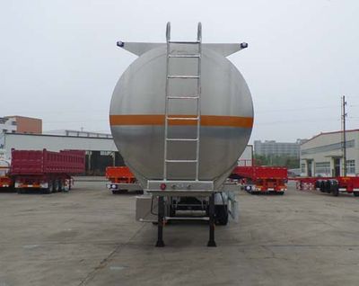 Jianghuai Yangtian  CXQ9400GRYK Aluminum alloy flammable liquid tank transport semi-trailer