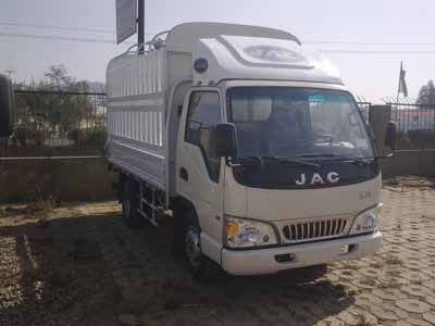 Jianghuai brand automobiles HFC5042CCYK10T Grate type transport vehicle