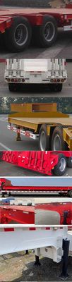 Tonghua  THT9350TDP Low flatbed semi-trailer