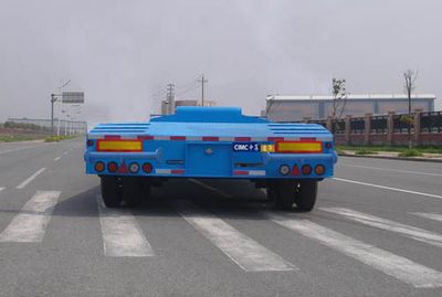 Tonghua  THT9350TDP Low flatbed semi-trailer