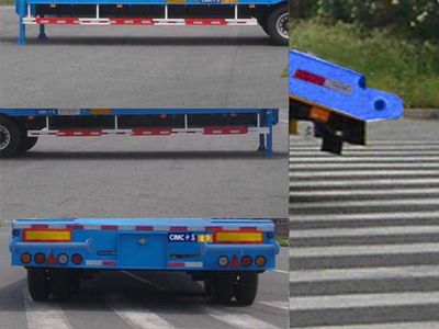 Tonghua  THT9350TDP Low flatbed semi-trailer