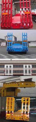 Tonghua  THT9350TDP Low flatbed semi-trailer