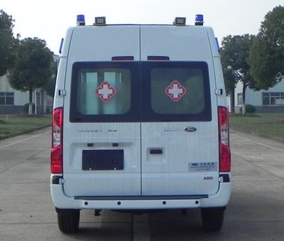 Jiangling Quanshun brand automobiles JX5048XJHMJ6V ambulance