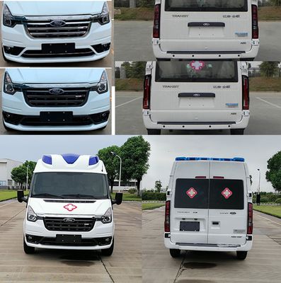 Jiangling Quanshun brand automobiles JX5048XJHMJ6V ambulance