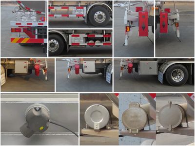 Luping Machinery LPC5322GRYZ6 Aluminum alloy flammable liquid tank transport vehicle