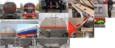 Changhua  HCH9406GRY39 Flammable liquid tank transport semi-trailer