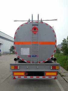 Mastercard SDW9351GRY Aluminum alloy flammable liquid tank transport semi-trailer