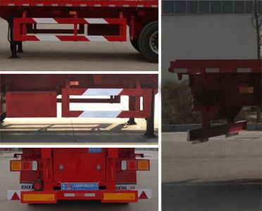 Enxin Business Brand Automobile HEX9403ZZXPE Flat dump semi-trailer