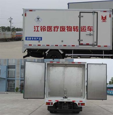 Jianglingjiang Special Brand Automobile JMT5040XYYXG2 Medical waste transfer vehicle