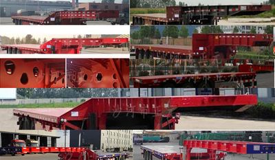 Longwei Business Car AZY9400TDP Low flatbed semi-trailer