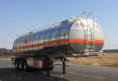 Hehai Mingzhu  MZC9406GRY Flammable liquid tank transport semi-trailer