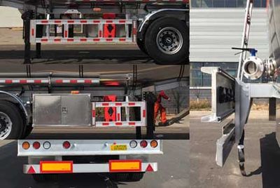 Hehai Mingzhu  MZC9406GRY Flammable liquid tank transport semi-trailer