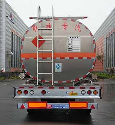 Hehai Mingzhu  MZC9406GRY Flammable liquid tank transport semi-trailer