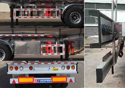 Hehai Mingzhu  MZC9406GRY Flammable liquid tank transport semi-trailer