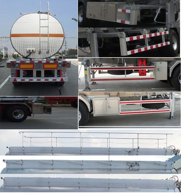 Huayuda  LHY9409GYY Aluminum alloy oil transport semi-trailer