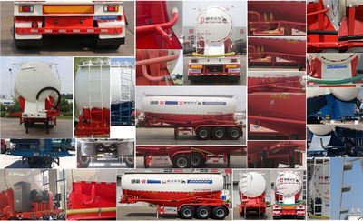 Tongyada  CTY9400GFL32 Medium density powder material transportation semi-trailer