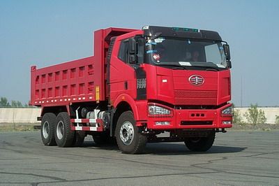 Jiefang Automobile CA3250P66K2L1T1E Flat head diesel dump truck