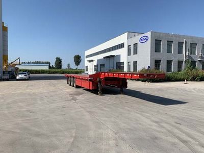 Jingheng Automobile EJH9400TDP Low flatbed semi-trailer