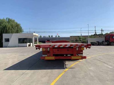 Jingheng Automobile EJH9400TDP Low flatbed semi-trailer