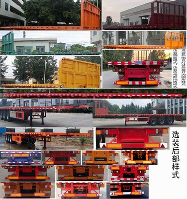 Jishan Kaida  NXK9400TPB Flat transport semi-trailer