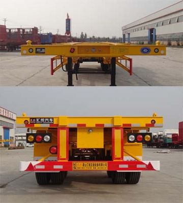 Haotong  LWG9353TJZ Container transport semi-trailer