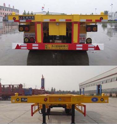 Haotong  LWG9353TJZ Container transport semi-trailer