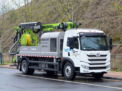 Zhonglian Automobile ZLJ5160TPJJF Concrete spraying truck